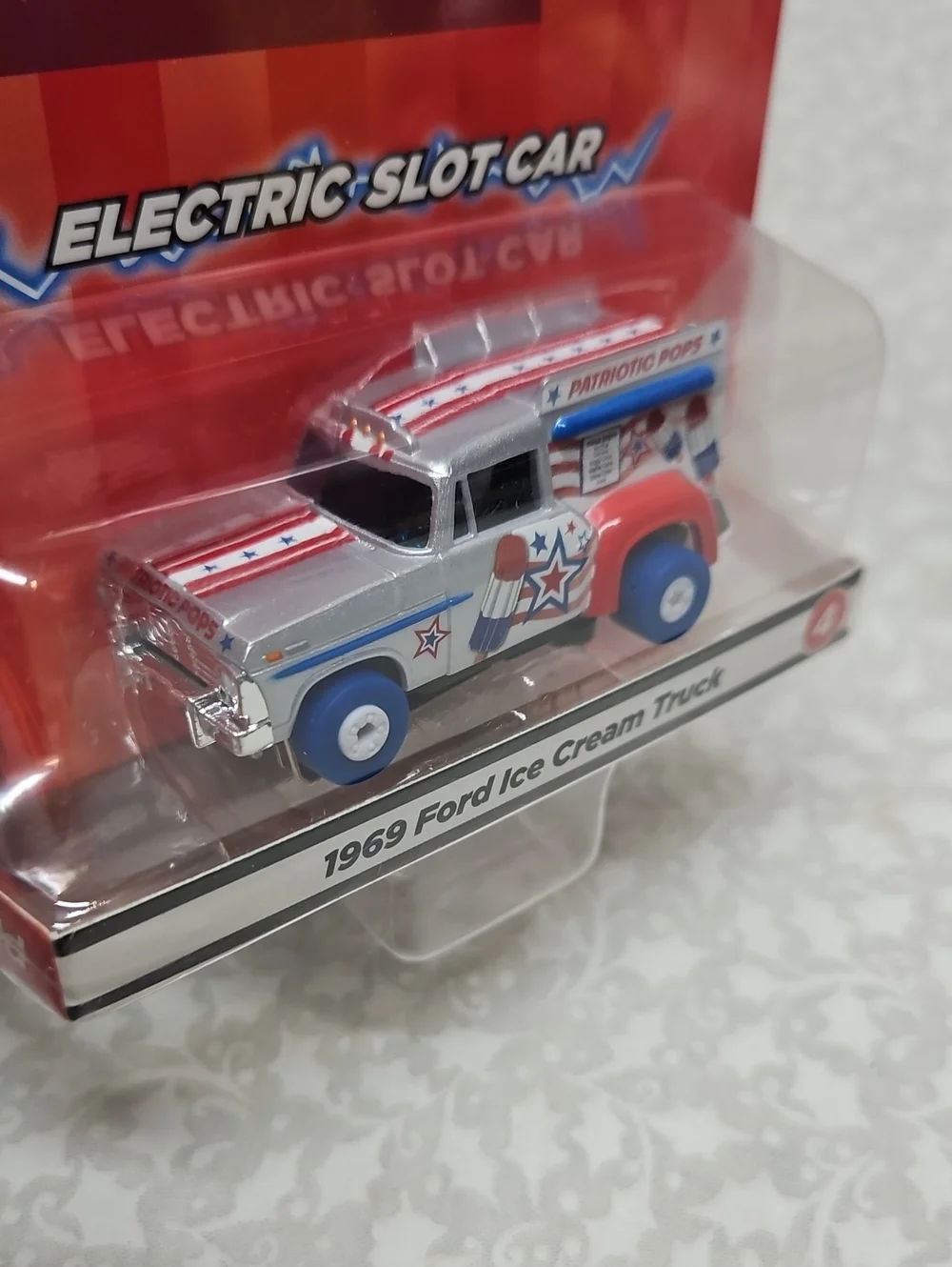 autoworld Thunderjet 1969 ford ice cream truck slot car A & B Across America